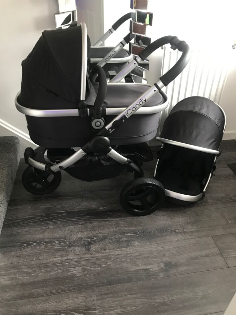 image for Icandy peach jogger  black excellent condition 