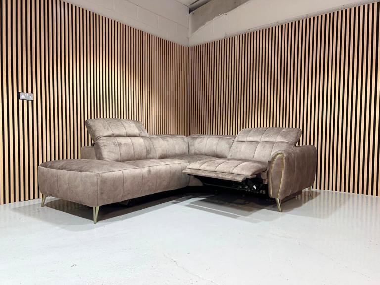 DFS Lidia Corner Power Recliner Power Headrest Sofa DELIVERY AVAILABLE