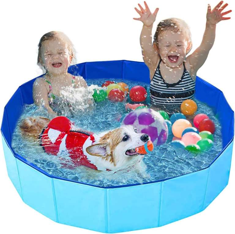 Brand New Foldable portable pet/children's wading pool, made of PVC, size: 120x30 cm