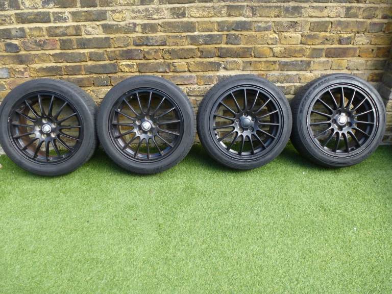  17 inch Jaguar S Type Alloy Wheels 245/45/17 tyres