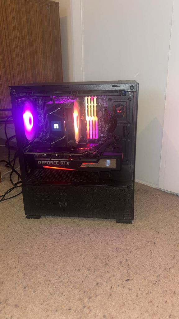 RGB Gaming PC Tower – Good Condition with GeForce RTX 3070