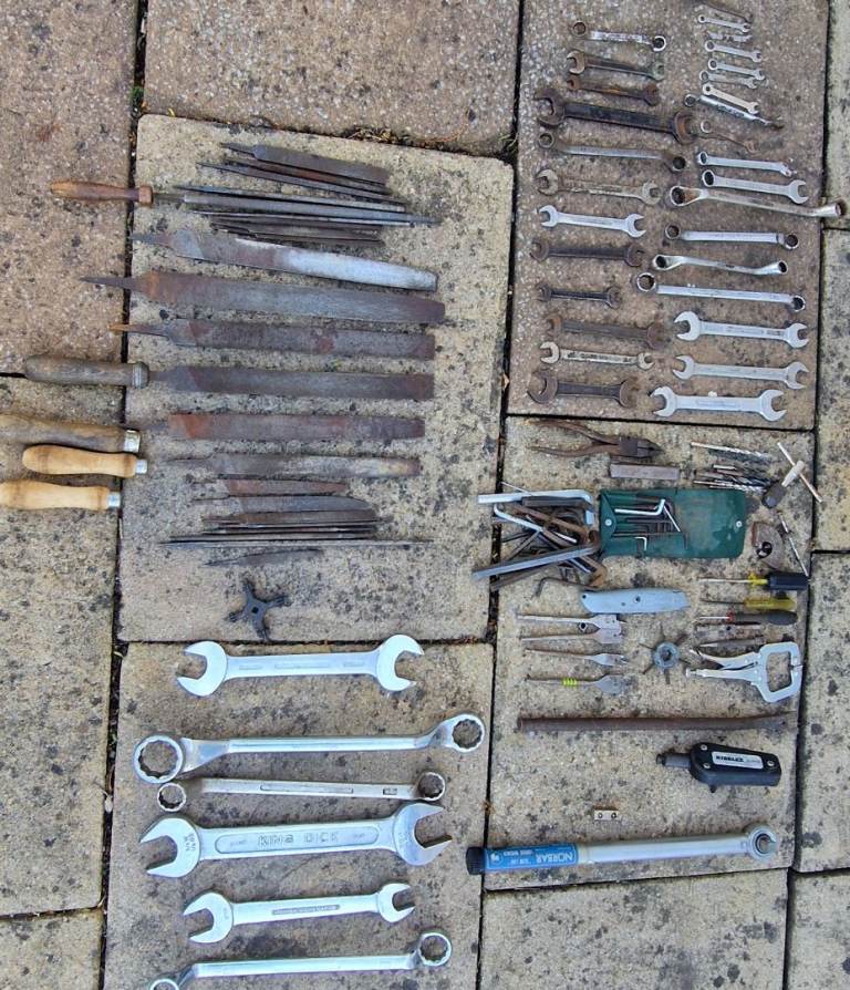 Selection of Spanners, tools files