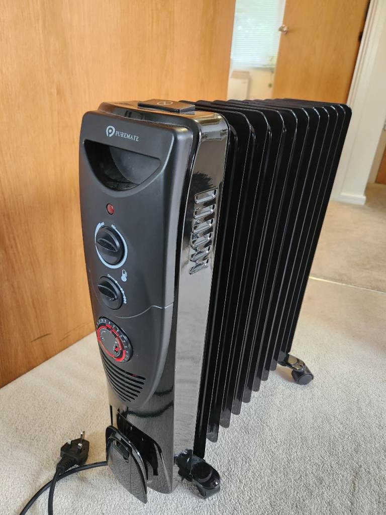 PureMate 2500W Oil Filled Radiator Heater