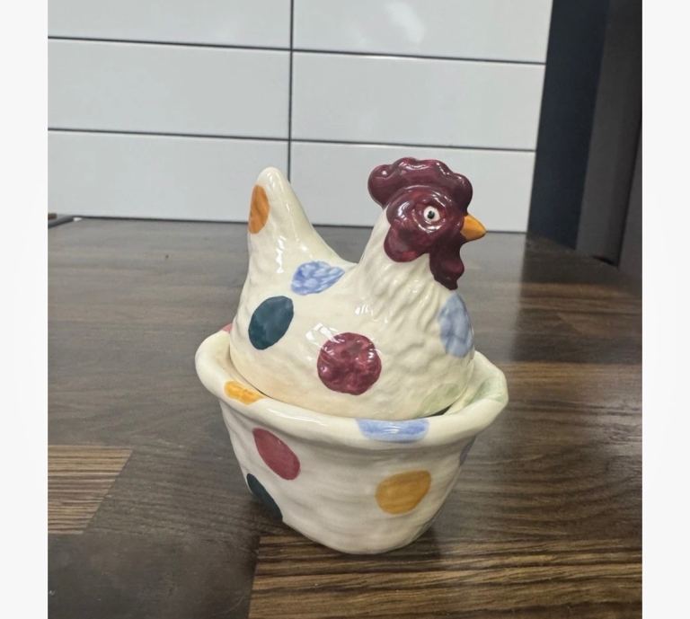 Emma Bridgewater Polka Small/Mini rare Hen Egg  Coddler 2004 Stunning