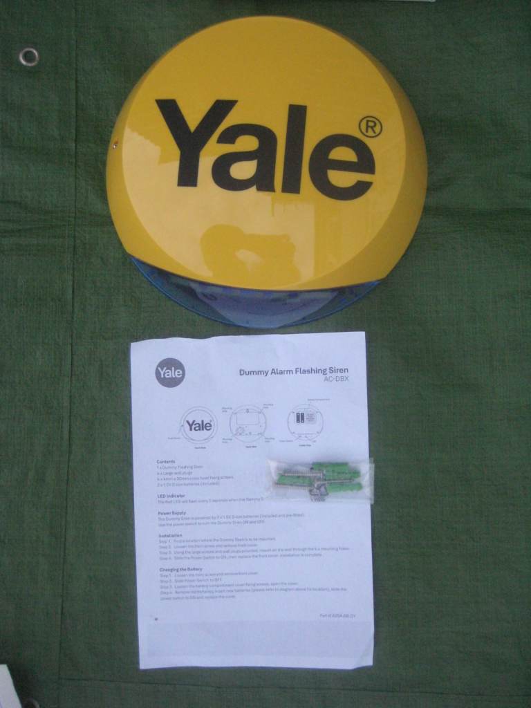 Brand New Yale Dummy Alarm with Flashing LED Model AC-DBX for £20.00
