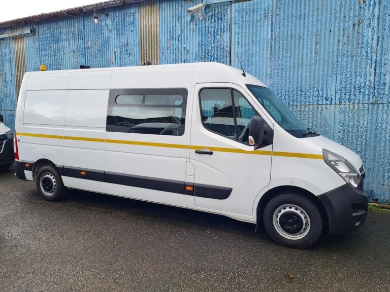 August 2021 Vauxhall Movano L3 H2 2.3 Diesel 7 Seat Welfare Van Fully Loaded