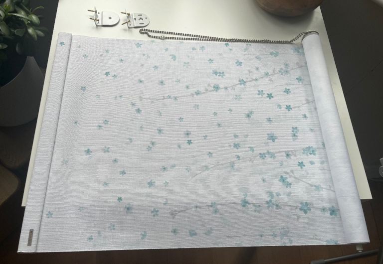 Blinds2Go Flower Print Roller Blind