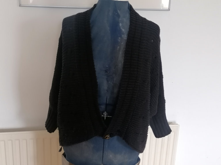Vintage Y2K Designer MALENE BIRGER Cropped Cardigan. Ex Cond. Size : S / M 