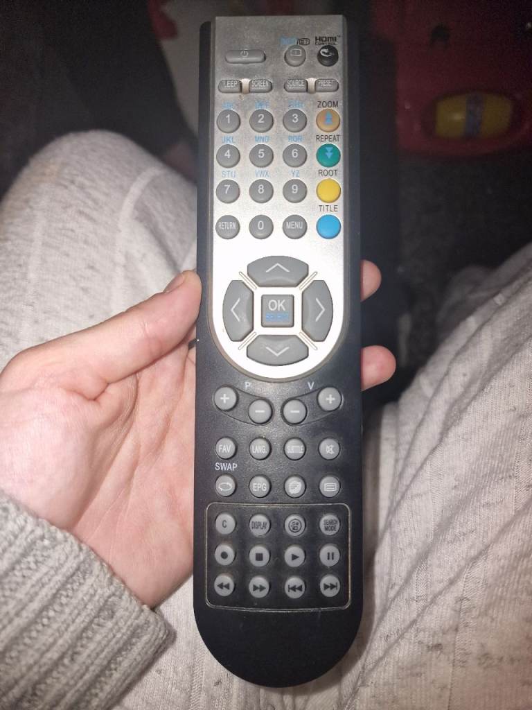 Original Bush TV and Remote – Decent Nick, Works Perfectly