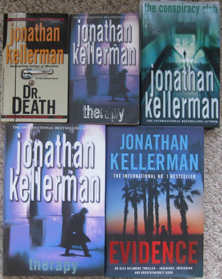 Jonathan Kellerman books £1-£1.50