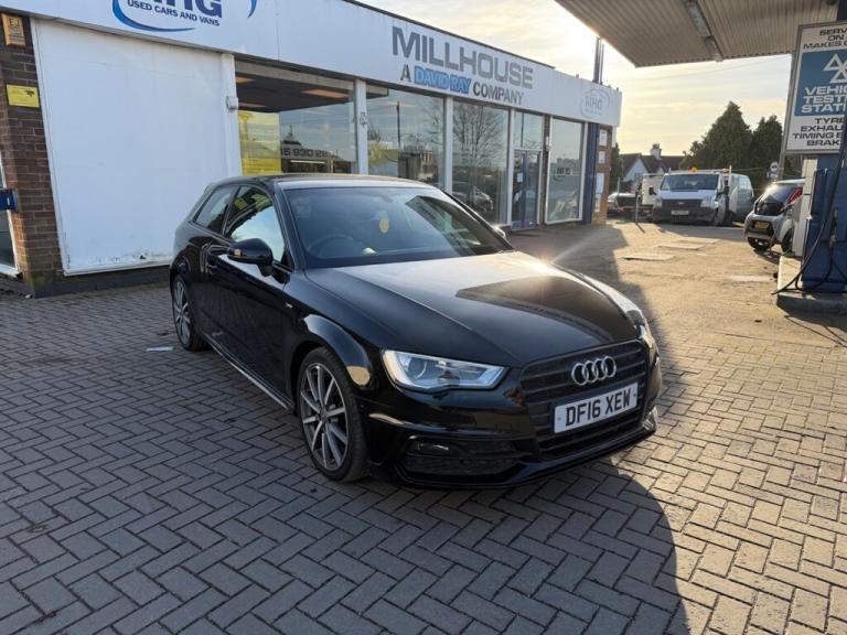 2016 Audi A3 1.6 TDI 110 S Line 3dr [Nav] HATCHBACK DIESEL Manual