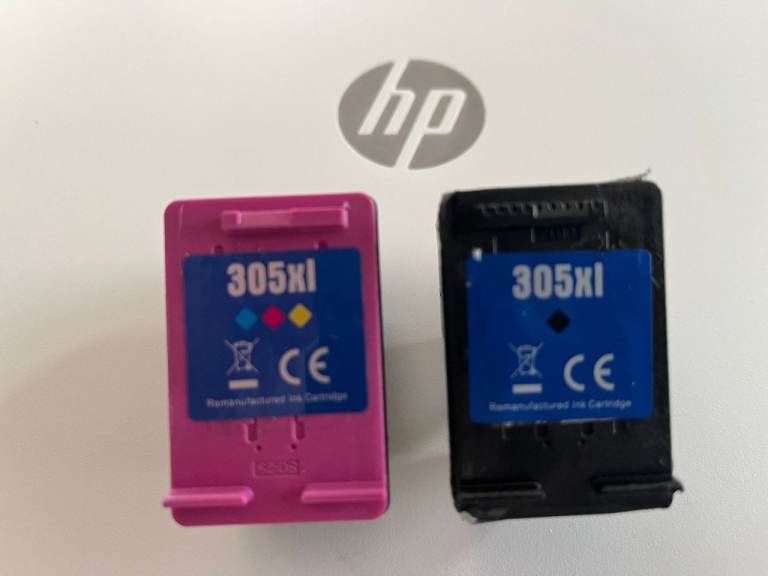 HP 305XL Ink Cartridges – Black and Colour, New