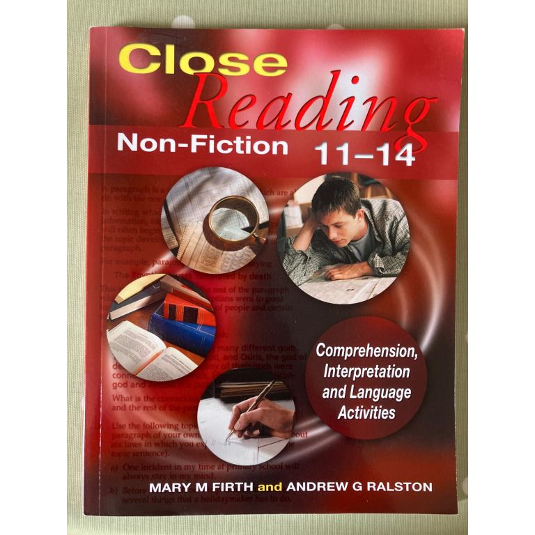 Close Reading Non-Fiction 11-14