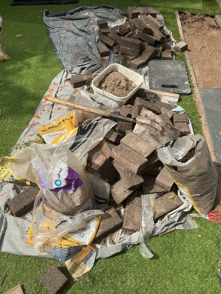 Block paving