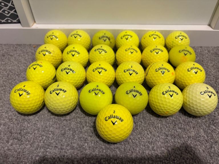 image for 25 Yellow Callaway golf balls 