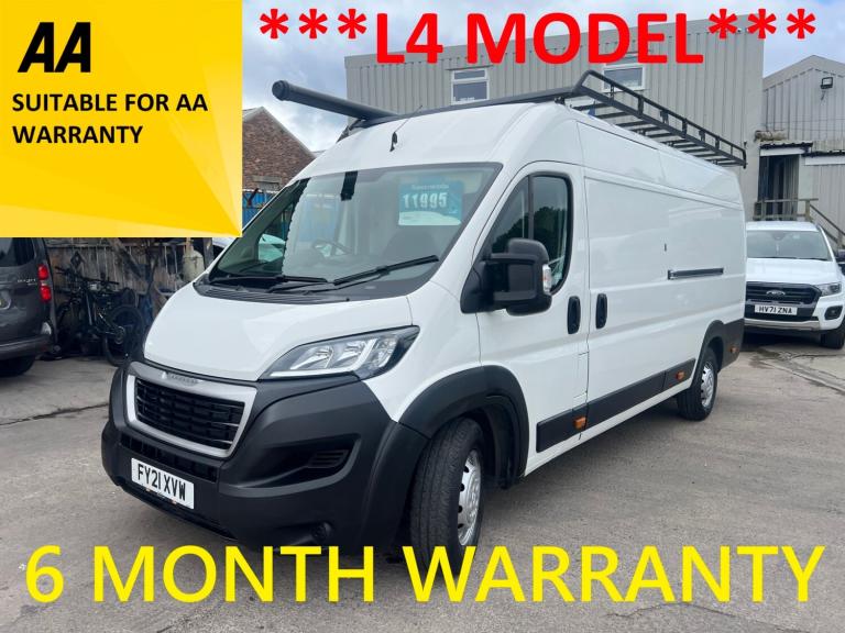 2021 Peugeot Boxer 2.2 BlueHDi H2 Professional Van 140ps PANEL VAN Diesel Manual