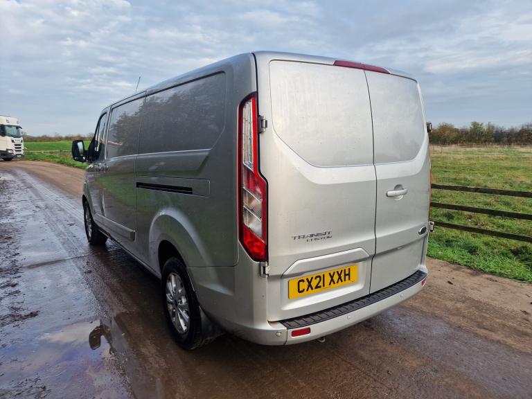 2021 Ford Transit Custom Silver LWB  Drives Perfect  7m MOT  LTD Top Spec