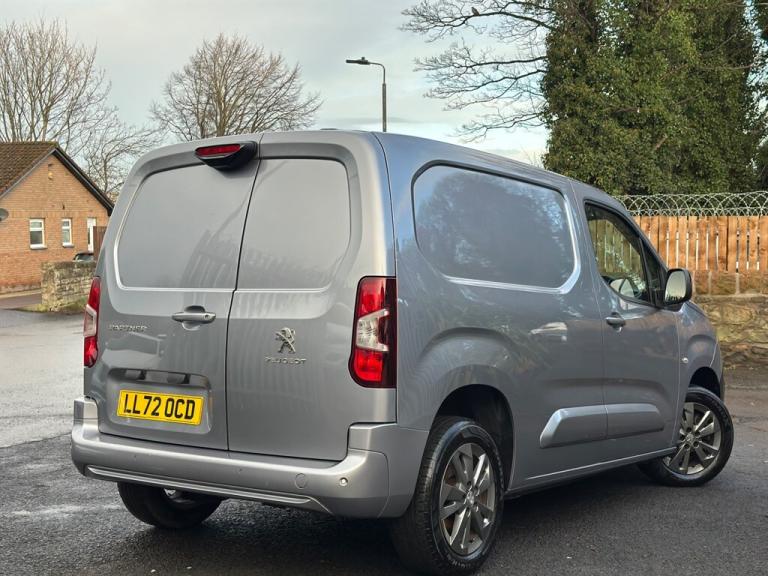 2022 Peugeot Partner 1.5 BlueHDi 1000 Asphalt Premium Standard Panel Van 5dr Diesel Manual SWB E ...