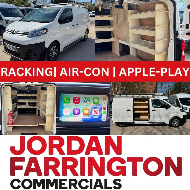 2022 22 reg CITROEN DISPATCH 1.5 BlueHDi 1000 ENTERPRISE SWB VAN WITH CAR-PLAY