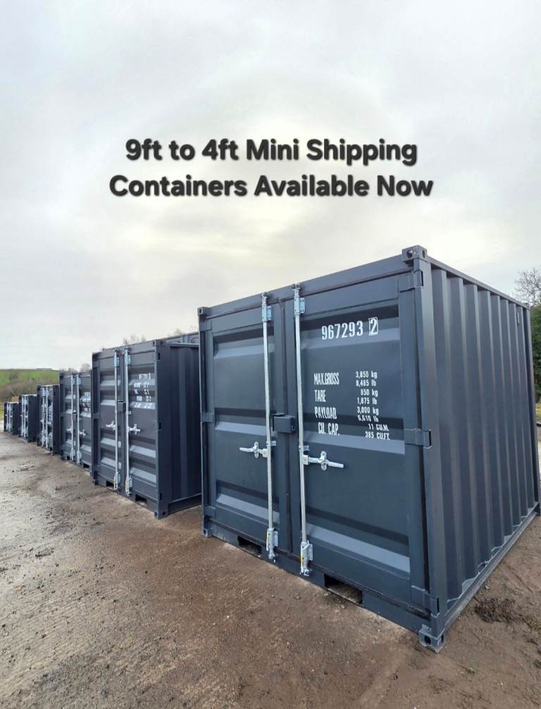 NEW Mini Storage Containers Mini Shipping Containers Available Now 🌍 Fast Delivery Nationwide