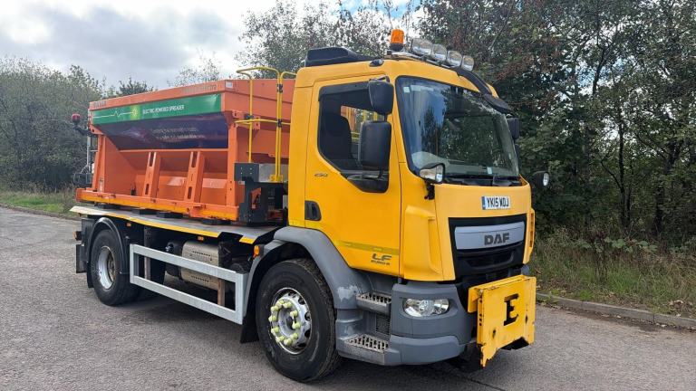2015 DAF LF 250 FA GRITTER WITH 2021 BUCHER E.V BODY (YK15 WDJ)