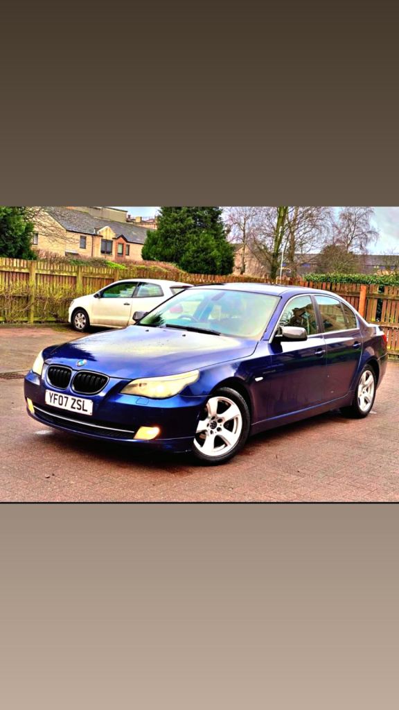 2007 BMW 520D 2.0 DIESEL 12 MONTH MOT 2KEYS ALLOY WHEELS