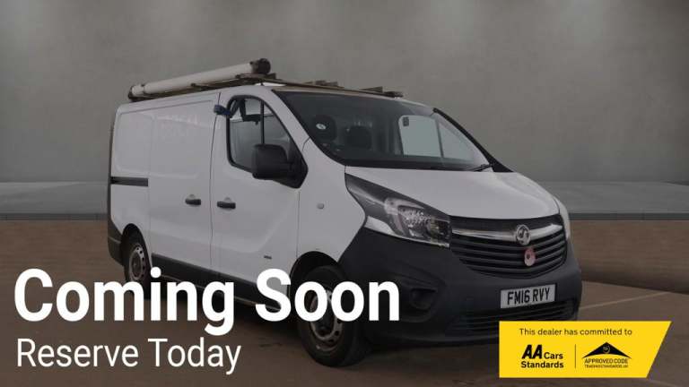2016 Vauxhall Vivaro 2900 1.6CDTI 90PS ecoFLEX H1 Van PANEL VAN DIESEL Manual