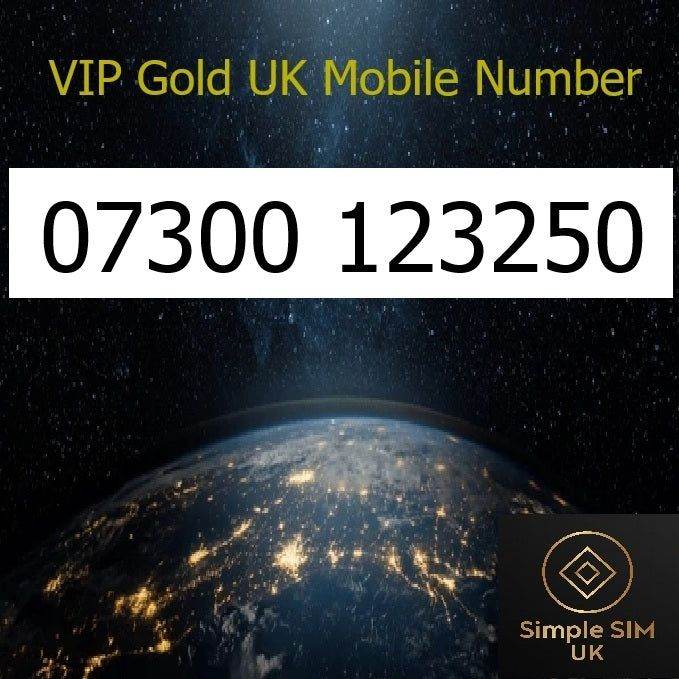 Selection of VIP mobile numbers available