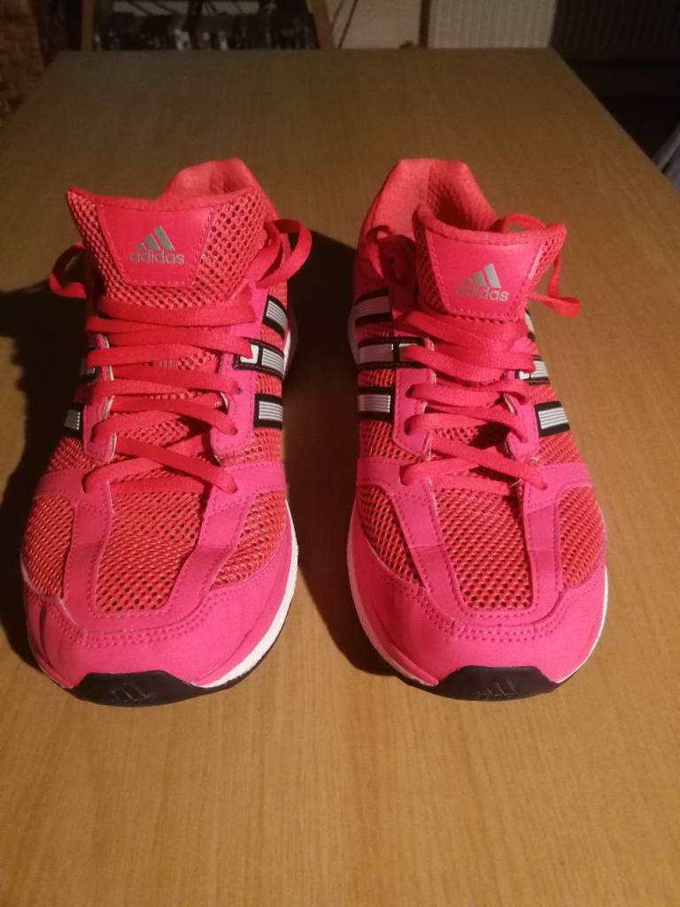 Men's Adidas Boost Trainers in Pink (size 7.5)