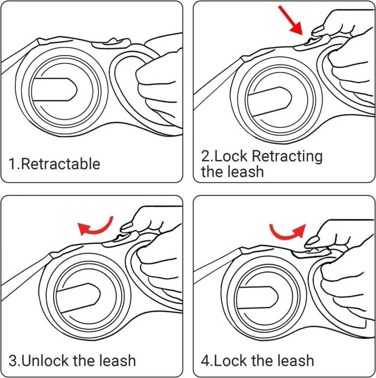 Retractable Dog Lead Extendable Training Dog Leash Pet Leads - NEW in box
