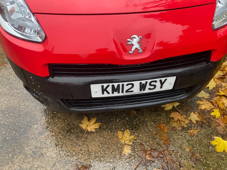 2012 Peugeot Partner 625 S 1.6 HDi 75 Van PANEL VAN Diesel Manual