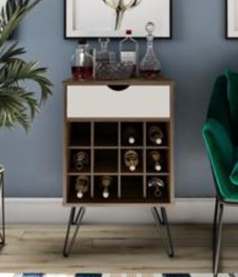 Mini bar with wine storage 