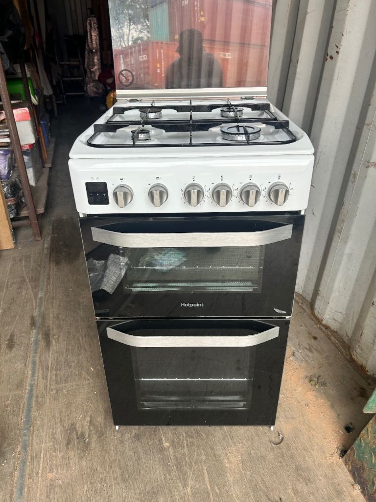 Hotpoint Freestanding Gas Cooker with Double Oven