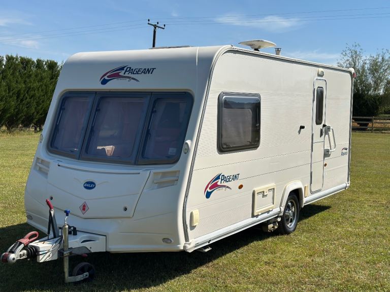 Bailey 2 Berth Caravan, Motor Mover, Service History, Large End Washroom Layout