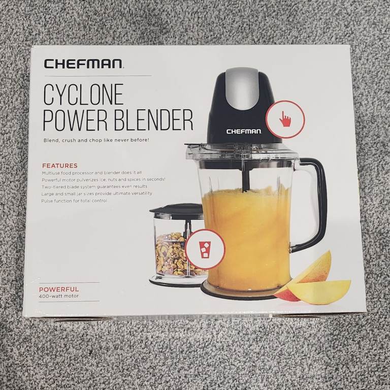 Chefman Cyclone Power Blender & Food Processor - Brand New Unopened Box