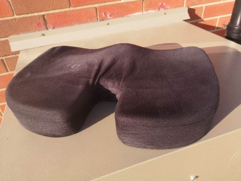 Specialist Orthopaedic Shaped Memory Foam Cushion For Coccyx and Back Pain Relief 
