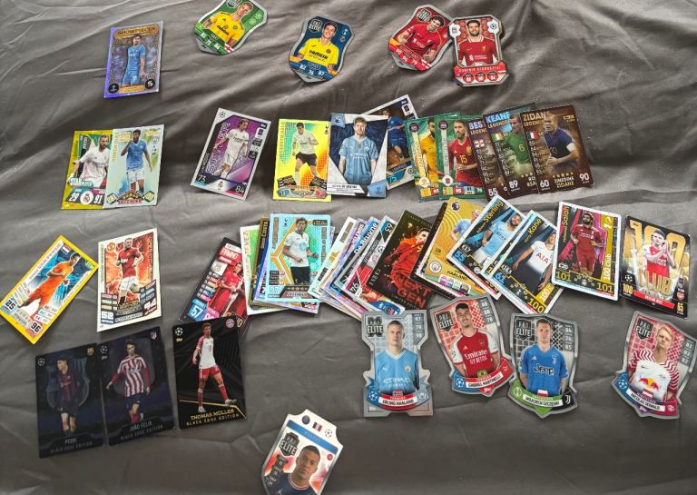 Mixed Football Cards Bundle ⚽ Panini Topps Match Attax Rare Cards Collection