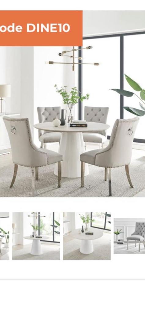 image for Dining Table 4 chairs