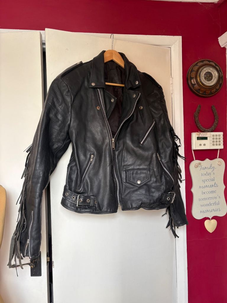 Vintage Akito Motorcycle Jacket 38” chest