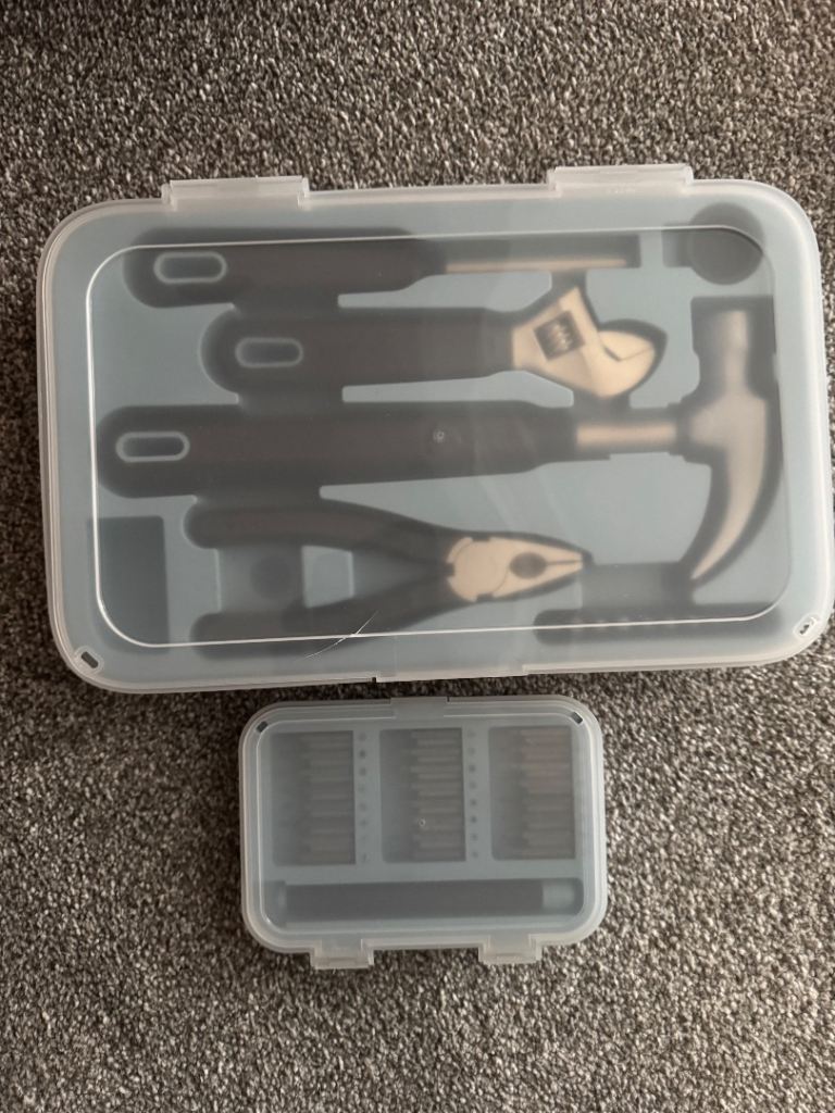 IKEA TRIXIG Small Tool Kit with Screwdriver Bits – As Good As New