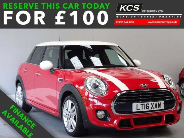 2016 MINI Hatch 1.5 Cooper Hatchback 5dr Petrol Auto Euro 6 (s/s) (136 ps) Hatchback Petrol Autom...