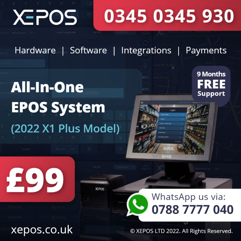£99 BRAND NEW All in One XEPOS Salon System - EPOS Till Hair Nail Tanning Beauty Barber Hairdresser