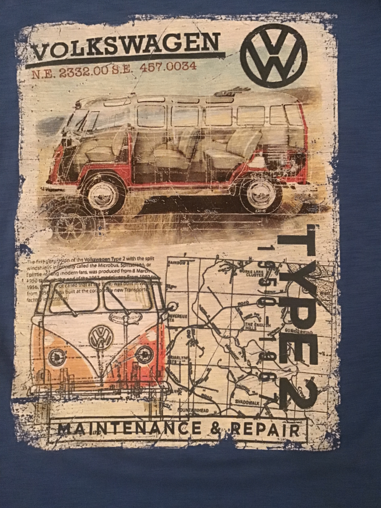 VW T Shirt Camper Type 2 MICROBUS NEW