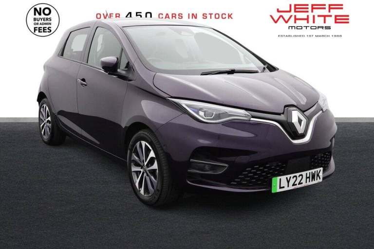 2022 Renault Zoe R135 EV50 52kWh GT Line + 5dr Auto (Rapid Charge) (BLUETOOTH) Hatchback ELECTRIC...