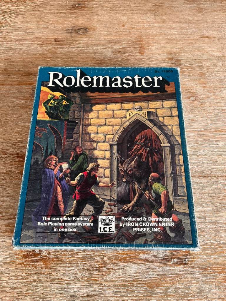 Rolemaster Fantasy RPG Box set plus 5 Companion books
