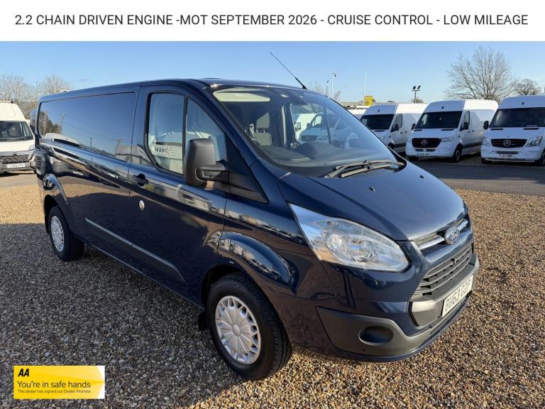 2013 Ford Transit Custom 2.2 TDCi 125ps Low Roof Trend Van PANEL VAN DIESEL Manual