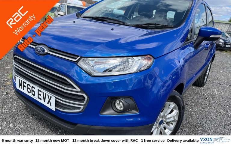 2016 Ford Ecosport 1.5 Zetec SUV 5dr Petrol Powershift 2WD Euro 5 (112 ps)