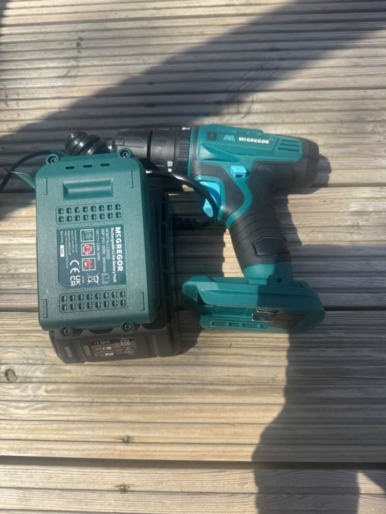 McGregor 18V Cordless Combi Drill with Charger