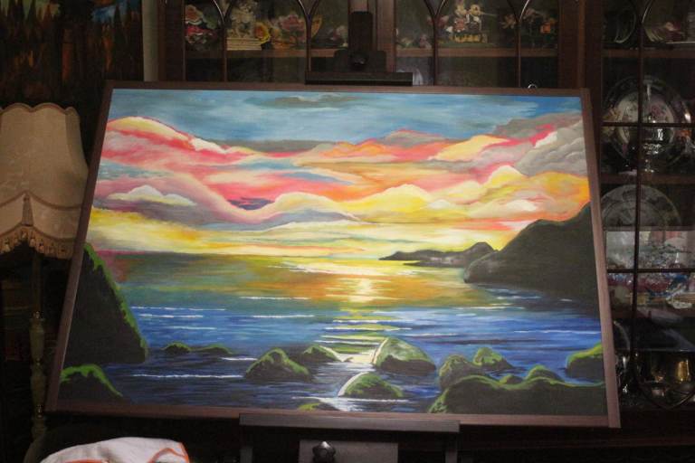 Original Sea Scape Oil Painting 