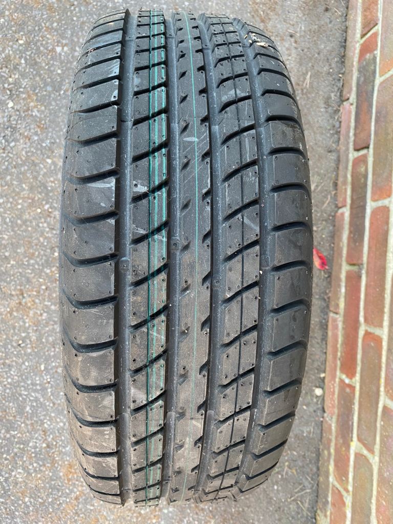 New tyre with spare wheel 